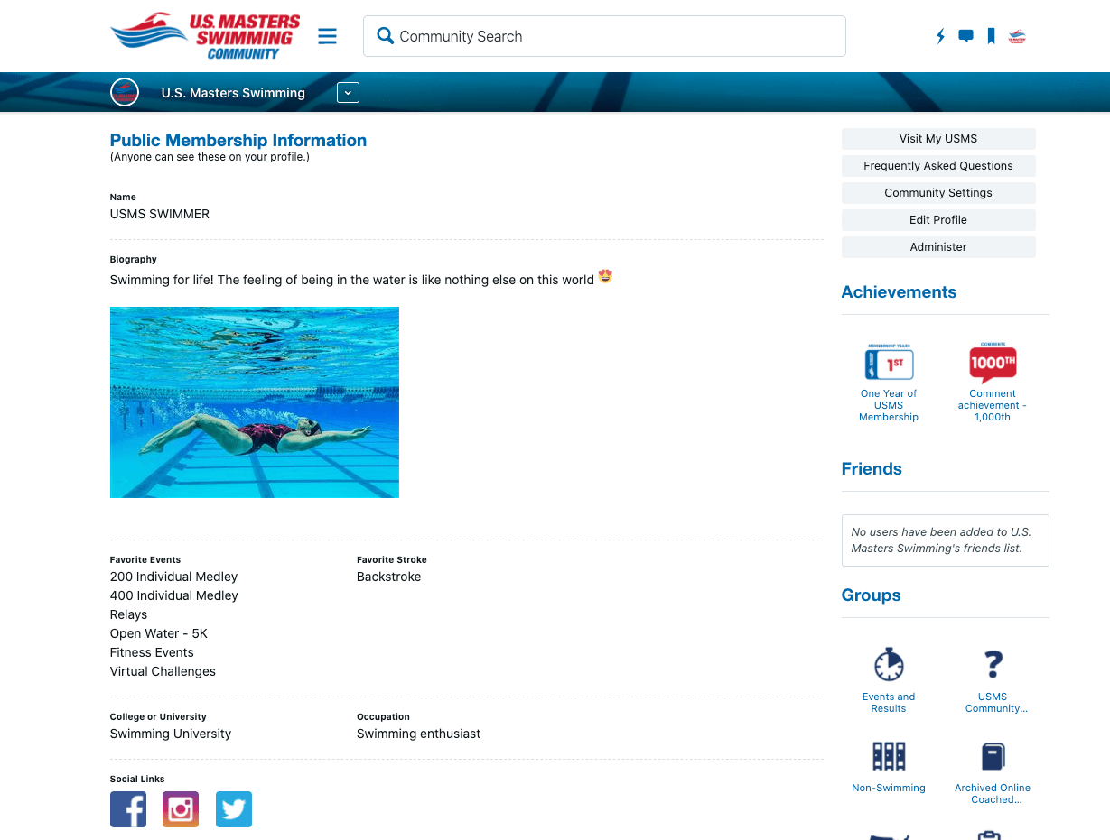 Expressive Community Profile